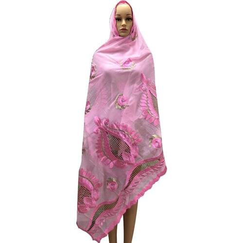 Women Scarves Hijab Scarf Head Scarf For Femme New Design Cotton Scarf Arabic Fourlard Embroidery Wrap Foulard Big Size Wrap
