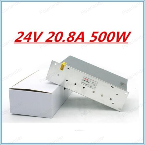 Hot sale Small Volume Single Output 24V 20.8A 500W Switching power supply for LED Strip light