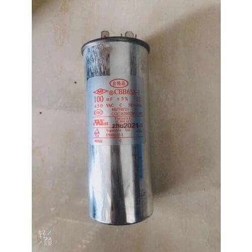 100uf Motor Run Capacitor AC 450V for Air Conditioner or Heat Pump