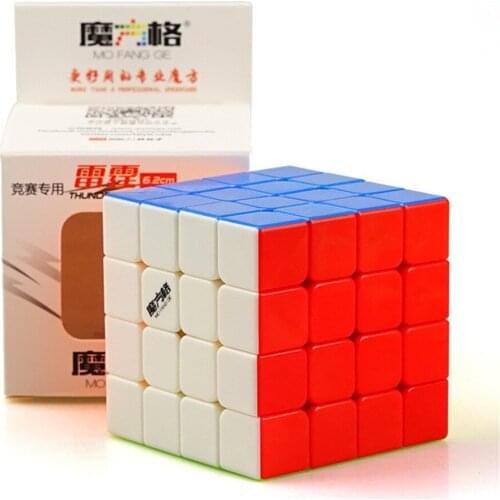QIYI THUNDERCLAP 4x4x4 CUBE Magic Speed Cube Professional Puzzle Cubes Brain Teaser Adult Turning Smoothly Toys For Children Toy