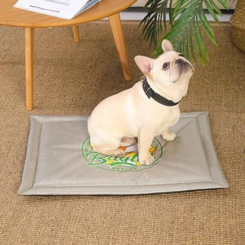 Summer Cool Ice Silk Pet Cushion Dog House Dog Mat Cat Mat Teddy Pet Products