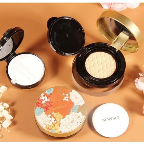 Manshree National Tide Liquid Foundation Concealer Cushion BB Cream Whitening Brighten Skin Tone Longlasting Face Makeup TSLM2