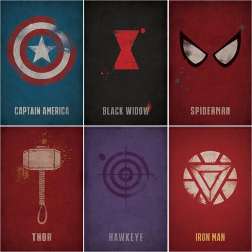 MINIMAL AVENGERS Art Marvel Champions Avengers Nursery Superhero Classroom Decor Minimal Movie Poster PRINTABLE Wall Art