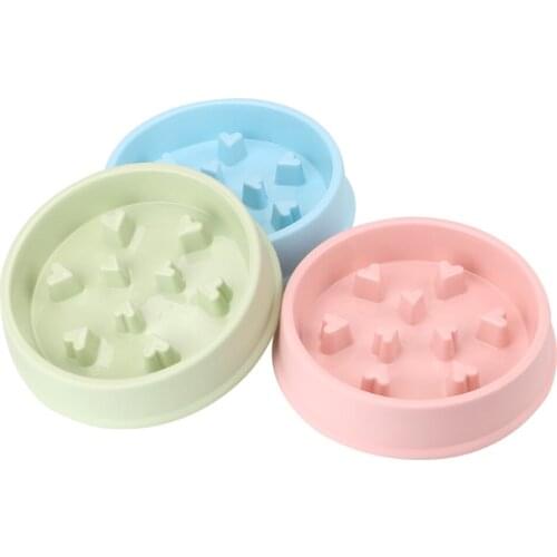 Dog Cats Slow Down Eating Feeder Dish Dogs Supplies Anti Gulping Feeder Bowl Pet Dog Feeding Bowls
