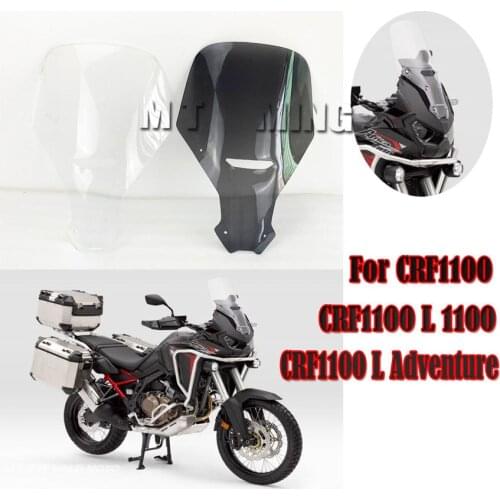 Motorcycle Sports Touring Windshield Deflector WindScreen For HONDA CRF1100L AFRICA TWIN 2019 2020 2021 ADVENTURE SPORTS CRF1100