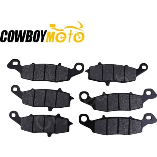 Motorcycle Front & Rear Brake Pads For KAWASAKI ZR750 ZR-7S 2001 2002 2003 2004, ER650 ER-6N 2006-2012 2007 2008 2009 2010 2011