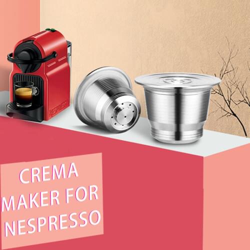 ICafilas For Nespresso Refillable Coffee Capsule Pod Stainless Steel Espresso Coffee Filters And Tamper Wholesale