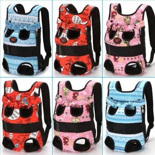 Pet Backpack Out Double Shoulder Portable Travel Breathable Backpack Outdoor Pet Dog Carrier Bag Pet Dog Back Bag Pet Supplies