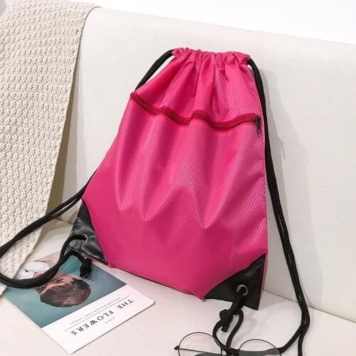 Wholesale Price Portable Sports Bag Waterproof Drawstring Belt Riding Shoes Backpack for Training and Sports Pouch K050