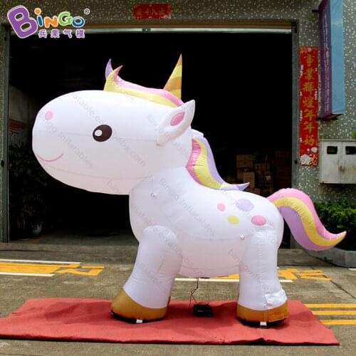 Adorable 3x2.6 meters inflatable unicorn for event decoration / unicorn balloon toys for sale