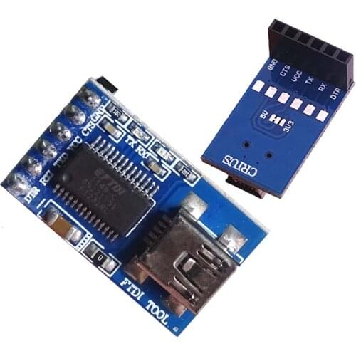 10pcs Crius FTDI Basic Breakout USB to TTL USB-TTL 6 PIN 3.3 5V for MWC MultiWii SE Lite
