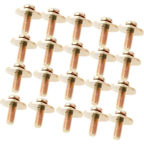 20 Pieces Metal Drum Claw Hook Screws DIY Percussion Instrument Parts