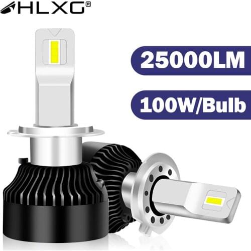 HLXG h4 LED bulb CSP 3570 led canbus headlight car Light 9005 9006 HB3 HB4 H1 H8 H9 H11 lamp 6500K 25000LM 12V h7 hir2 9012 led