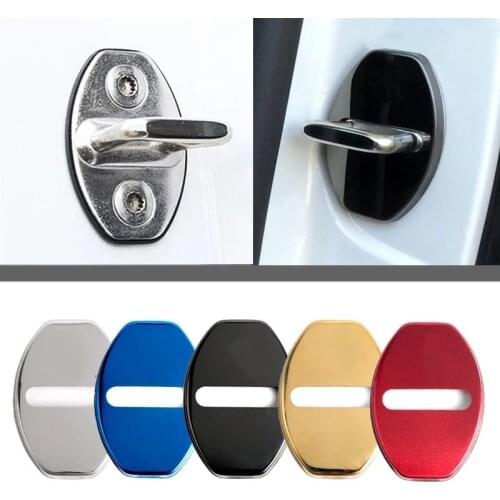 Car Door Lock Buckle cover Latch Stop Anti Rust Door Lock cover Protect Buckle Cover for SEAT ATECA FR 2016-2021 CUPRA ATECA