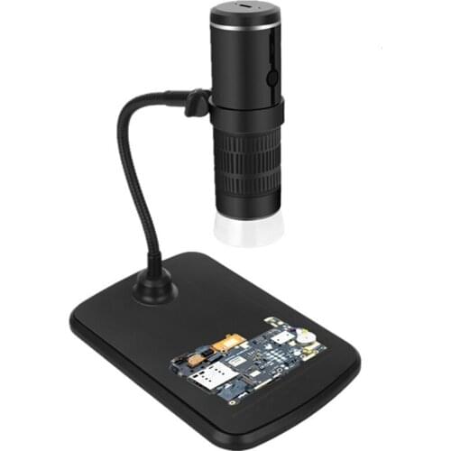 Wireless Digital Microscope,1080P USB Portable WiFi Magnifying Microscope 50X-1000X Magnification Coin Camera with 8 LED Lights