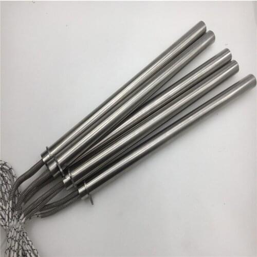 Dia.19mm Electric Rod Heater Element heater cartridge flange with crimped wire 500mm 380v2000w