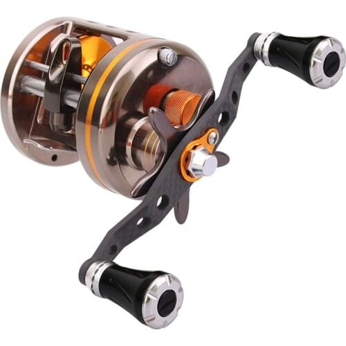 Fishing Reel Handle Grips Carbon Fiber Baitcasting Reel Handle Trolling Reel Handle Left Right Ultralight Reel Handle