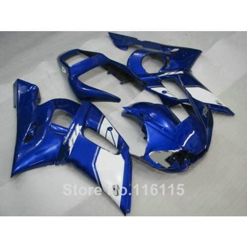 Hot sell fairing kit for YAMAHA R6 1998 1999 2000 2001 2002 R6 blue white YZF R6 fairings set 98-01 02 #3244