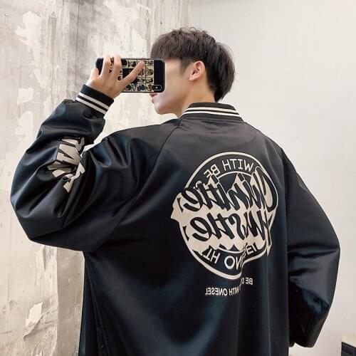 2021 mens Japanese baseball jacket and coat hip hop college Vintage windbreaker jacket Street windbreaker mens Bomber Jacket