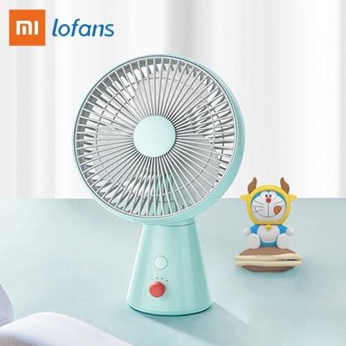 Xiaomi Lofans Fan Desktop Circulating Fan USB Charging Desktop Ventilador Aromatherapy Machine Electric Fan For Office Bedroom