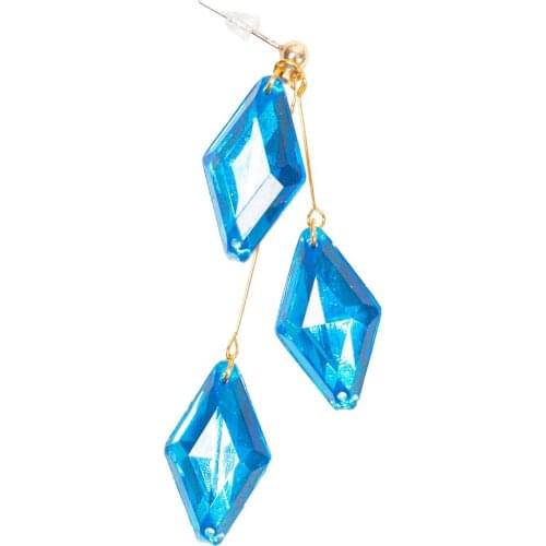 NEW Twisted Wonderland Cosplay Earrings Jade/Floyd Cosplay Earrings Women Girls Fancy Earrings Halloween Props