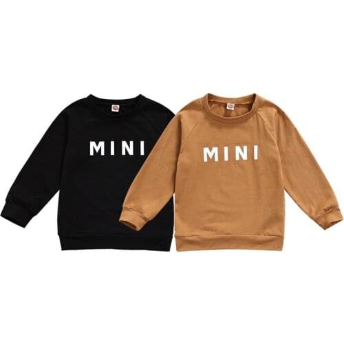 Autumn Fall Spring Casual Baby Boys Hoodie Sweatshirts Toddlers Leisure Style Girls Letter Printing Tops Clothes