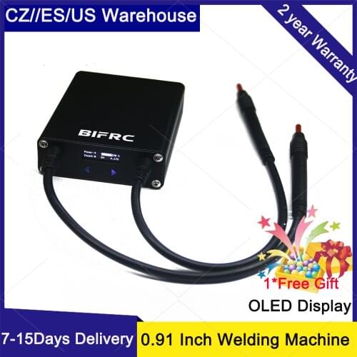 DH30 Portable Welding Machine 0.91 Inch OLED Display Metal Housing Welding Tool 20 Gears Power Adjustable for 0.2mm Nickel Belt