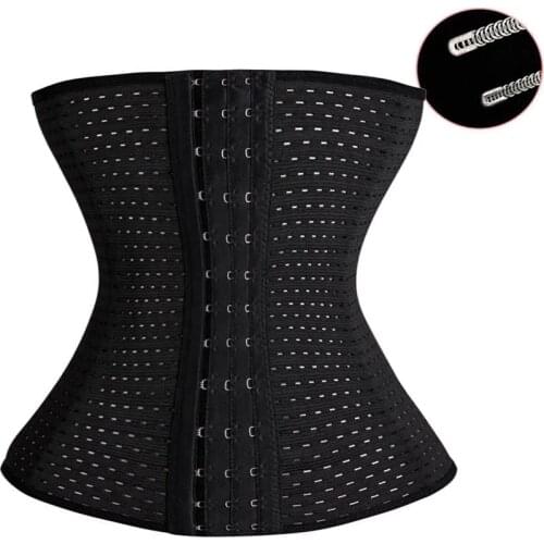 Women Waist Trainer Slimming Belt Steel Boned Corset Sexy Body Shapers Postpartum Belly Slimming Belt Modeling Strap Shapewear