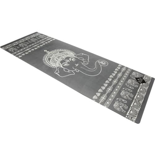 Rubber Yoga Printed Goddess Cushion Sports Fitness Cushion Non-slip Widening Suede Travel Cushion Direct Selling 61cm widen mat