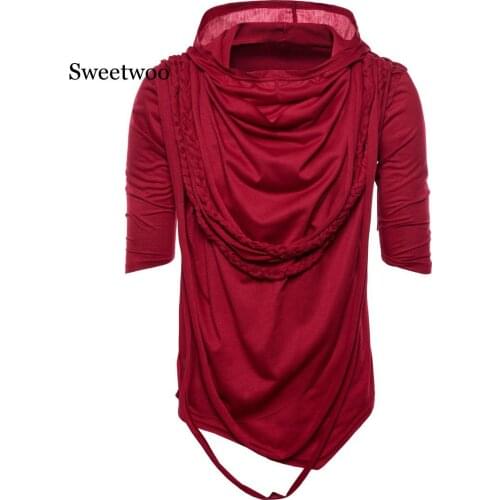 Мужские футболки с капюшоном SWEETWOO China At AliExpress