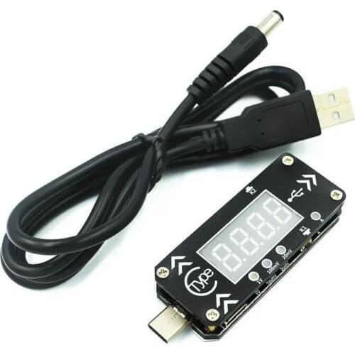 Type-C PD quick-charging trigger decoy DC digital display voltage ammeter test instrument full protocol PPS