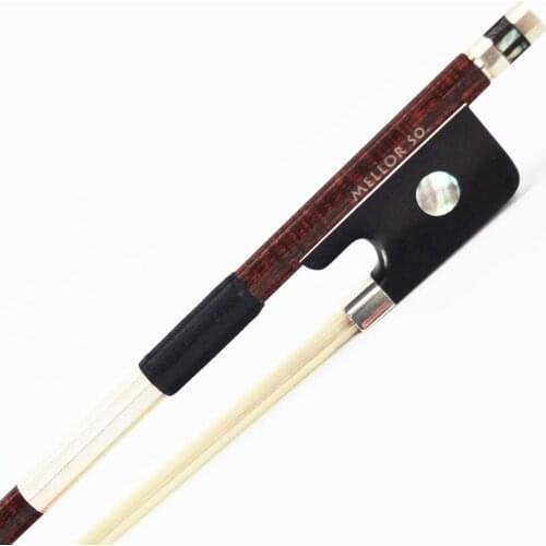 Carbon Fiber Cello Bow Wood Skin Mellow Sweet Tone Well Balance Master Handmade For Soloist MELLOR S1C Cello Parts Accessories