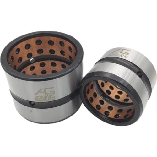 Excavator Bucket Sleeve Swings-Shape Racks for Excavator Shaft Sleeve Point Alloy Copper Sleeve Single Side Bushing Steel Sleeve