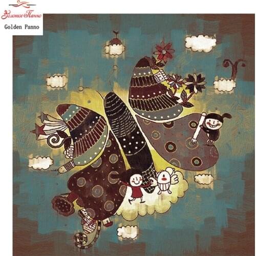 Golden panno,Diamond painting Diamond embroidery full square 5d DIY cartoon,custom picture by rhinestones Painting the butterfly