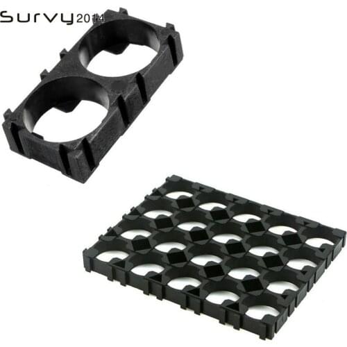 10PCS 1x2 3x5 4x5 18650 battery holder Cylindrical battery bracket 18650 li-ion cell diy electronics