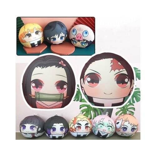 20cm Demon Slayer: Kimetsu No Yaiba Kamado Tanjirou Kamado Nezuko Agatsuma Zenitsu Rengoku Kyoujurou Soft Plush Pillow Doll