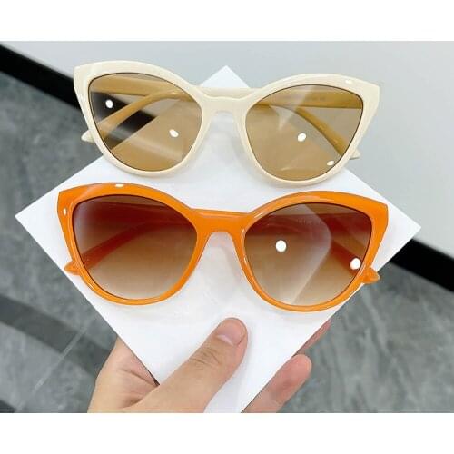 2021 New Fashion Large Frame Cat Eye Sunglasses Women Anti-glare Party Sexy Gradient Sun Glasses Ladies UV400 sonnenbrille damen