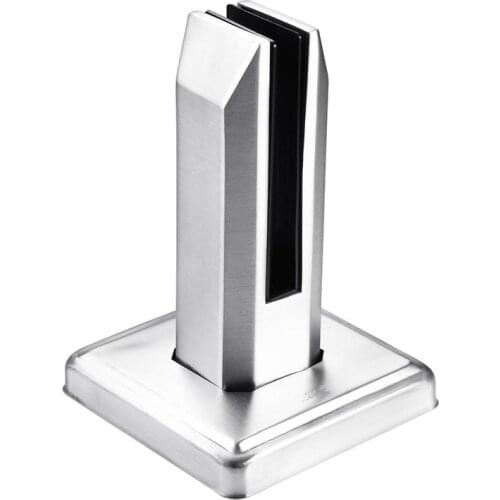 304 Stainless Steel Pool Clamp Glass Panel Pool Fence Staircase Bracket Spigot Balustrade Floor Deck Mount Support Clamp