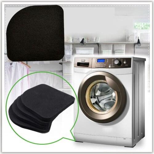 4pcs Washing Machine Anti Vibration Pad Shock Proof Non Slip Foot Feet Tailorable Mat Refrigerator Floor Furniture Protectors