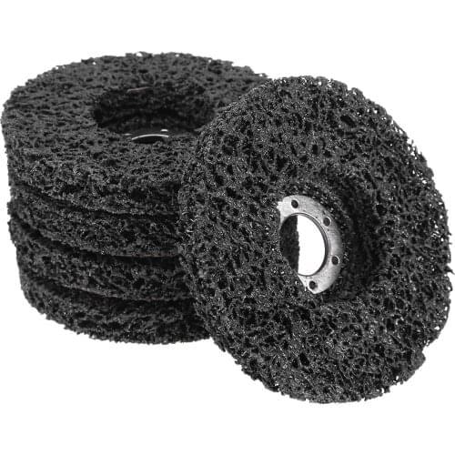 5Pcs Poly Strip Disc Polishing Grinding Wheel Paint Rust Removal Clean Abrasive Wheels For Grit Angle Grinder 40 Grit