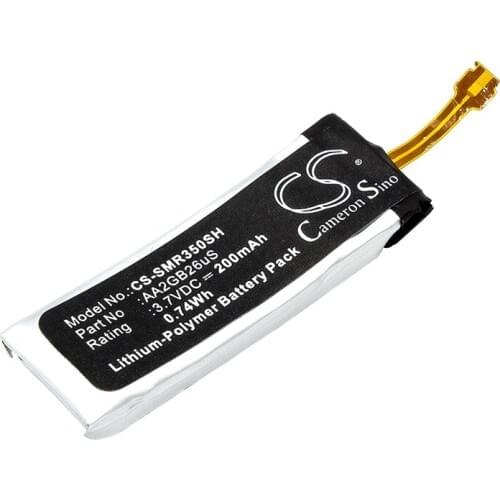 Cameron Sino 200mah battery for SAMSUNG Galaxy Gear SM-R350 Smartwatch Fitness Tracker AA2F313RS/-B AA2GB26uS