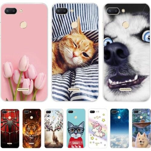 For Xiaomi Redmi 6 Cover Silicone Soft Case TPU Back Phone Cases for Xiaomi Redmi6 Redmi 6 Case Bumper for xiaomi redmi 6 Fundas