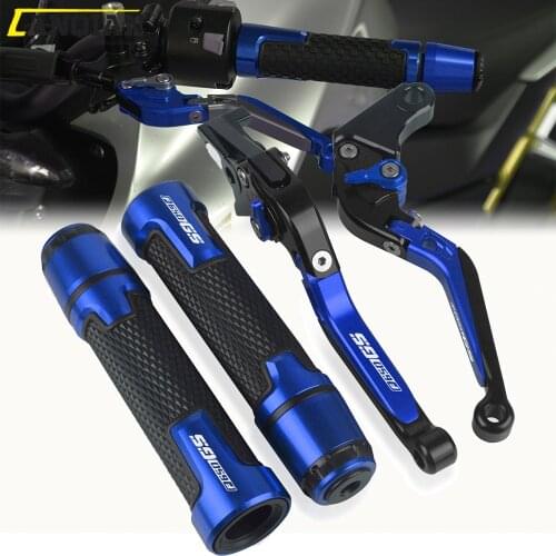 For BMW F650GS 2000-2005 2008-2012 Motorcycle Accessories CNC Aluminum Brake Clutch Levers Handlebar Hand Grips ends F650 GS
