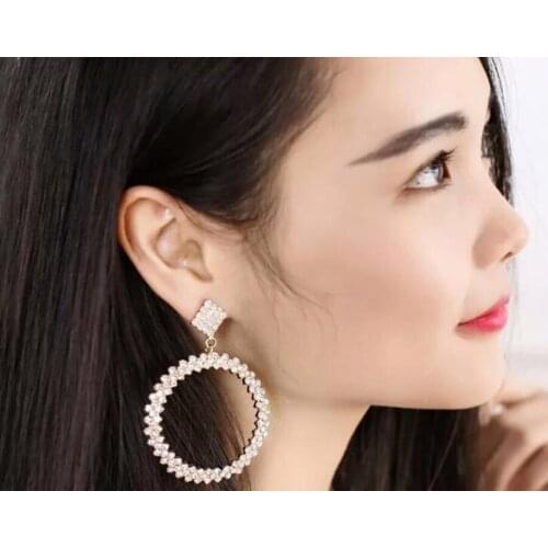 DollyBling New Fashion Exaggerated Long Ring Earrings Female Ear Ring Earrings Jewelry Temperament