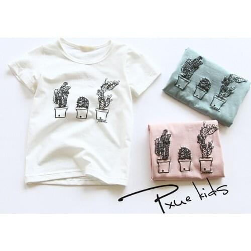 Summer hot 2-7Years Cartoon Pattern Kids clothes Brand Boys girls Short sleeve T-shirt High-quality Children Casual tops Tee