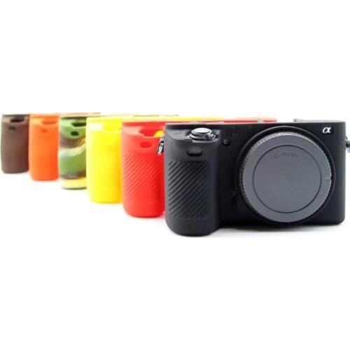 Nice Soft Camera Video Bag For Sony A6500 Silicone Case Rubber Body Cover Skin leather Camera Bag