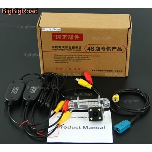 BigBigRoad For Mercedes Benz M ML W164 ML450 ML350 ML300 ML250 Wireless Camera Night Vision Car Rear View Backup Parking Camera