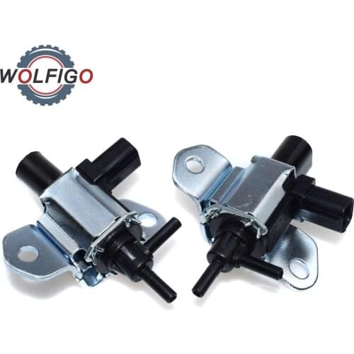 WOLFIGO 2Pcs Vacuum Solenoid Intake Manifold Control for Ford Focus Escape Fusion Mazda Mercury Milan Tribute Mariner L80118741