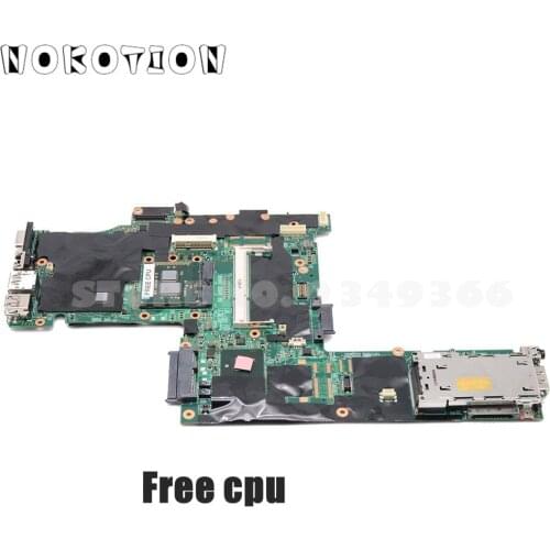 NOKOTION 75Y4068 48.4FZ10.031 Main board For Lenovo ThinkPad T410 T410I Laptop Motherboard QM57 Quadro NVS 3100M GPU