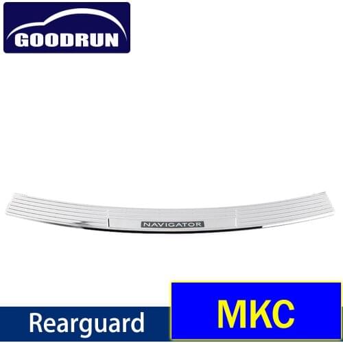 Car Rear Trunk Door Sill Trim Guard For Lincoln MKC Tread Pedal Threshold Cover Bumper Protector